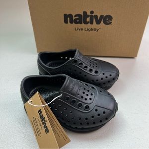 Native NEW Black Robbie Sugarlite Slip On Summer Shoes C4 C5 4 5